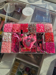 Pink Bows- Charm Blingg Kit