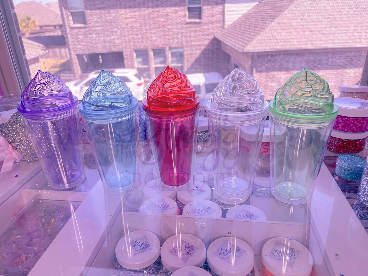 Colorful Milk Shake Tumblers